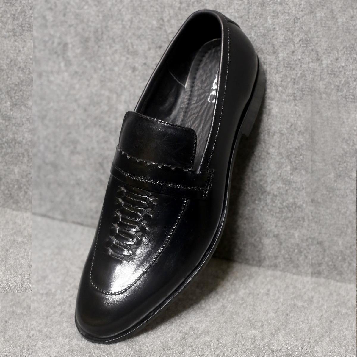 Elegant Black Leather Formal Loafers for Men – FBM 0028 Elegant Black Leather Formal Loafers for Men – FBM 0028