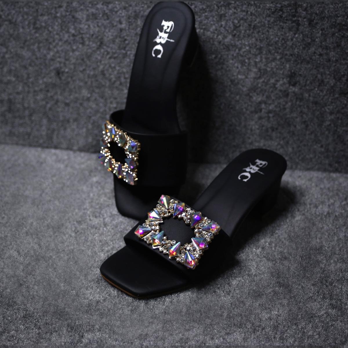 Black Noble Step Fancy Sandals Black Noble Step Fancy Sandals